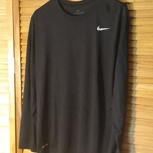 Nike dri-fit black large long sleeve